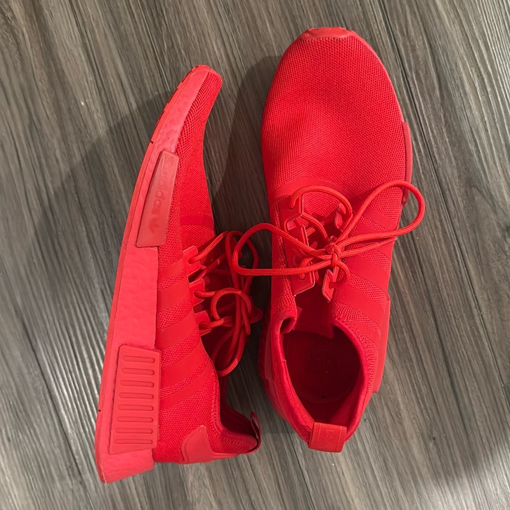 Red Adidas NMD_R1 men’s sneakers